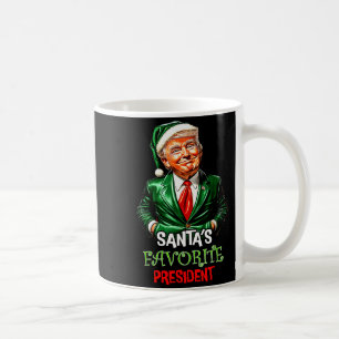 Santa's Favorite President Funny Santa Trump 2024 Coffee Mug