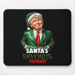 Santa's Favorite President Funny Trump Christmas X Mouse Mat