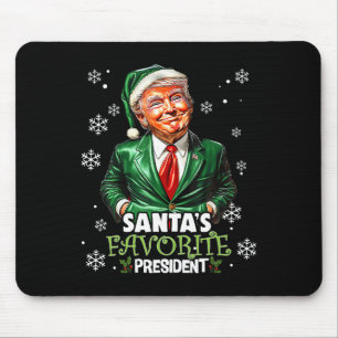 Santa's Favorite President Funny Trump Christmas X Mouse Mat