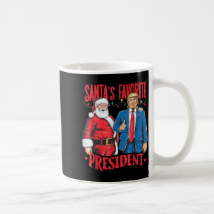 Santa's Favorite President Santa Trump Dance Chris Coffee Mug