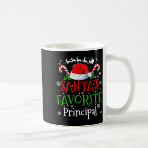Santa's Favorite Principal Christmas Party Coffee Mug