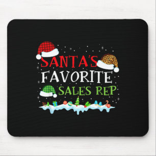 Santa's Favorite S Rep Fun Christmas  Mouse Mat