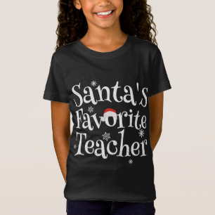 SANTA'S FAVORITE social worker Christmas Family Sa T-Shirt