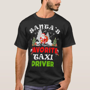 Santas Favorite Tai Driver Funny Christmas Gift  T-Shirt