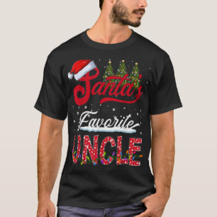 Santa's Favorite Uncle Family Matching Group Chris T-Shirt