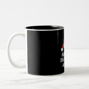 Santas Favourite Actor Christmas Acting Actress Two-Tone Coffee Mug