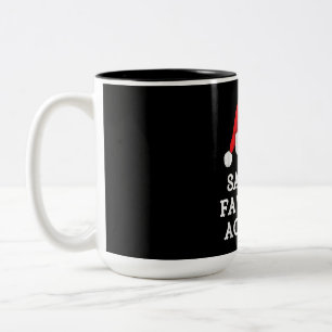 Santas Favourite Actress Christmas Acting Actress Two-Tone Coffee Mug