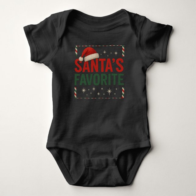 Santa's favourite Baby Bodysuits & one Pieces (Front)