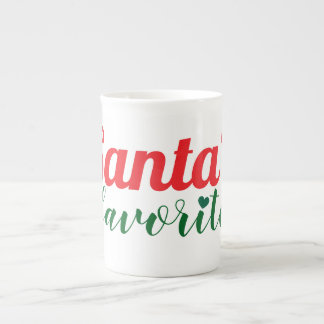 Santa's favourite  bone china mug