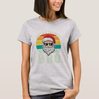 Santa's Favourite Bro Brother Boys Funny Christmas T-Shirt