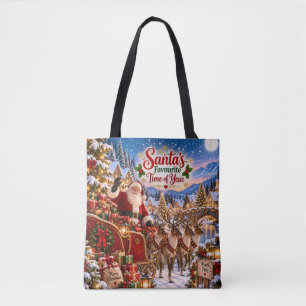 Santa's Favourite Christmas Tote Bag