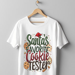 Santa's Favourite Cookie Tetser T-Shirt