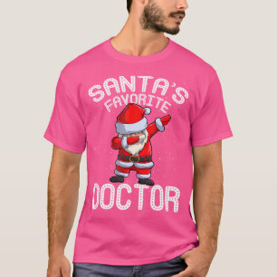 Santa'S Favourite Doctor Santa Christmas T-Shirt