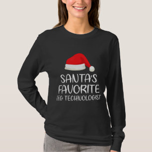 Santa's Favourite EEG Technologist Matching Family T-Shirt
