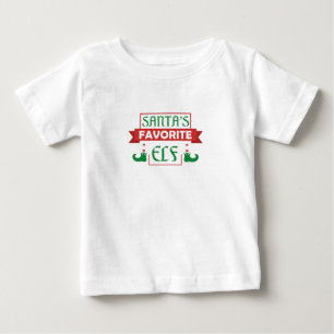 Santa's Favourite Elf Baby T-Shirt