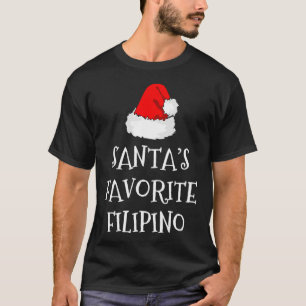 Santa's Favourite Filipino Gift Christmas Funny Ph T-Shirt