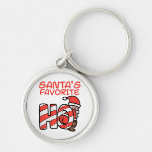 Santas Favourite Funny Naughty Adult Christmas Xma Key Ring