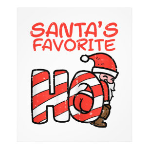 Santas Favourite Funny Naughty Adult Christmas Xma Photo Print