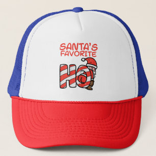 Santas Favourite Funny Naughty Adult Christmas Xma Trucker Hat