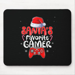 Santa's Favourite Gamer Mouse Mat