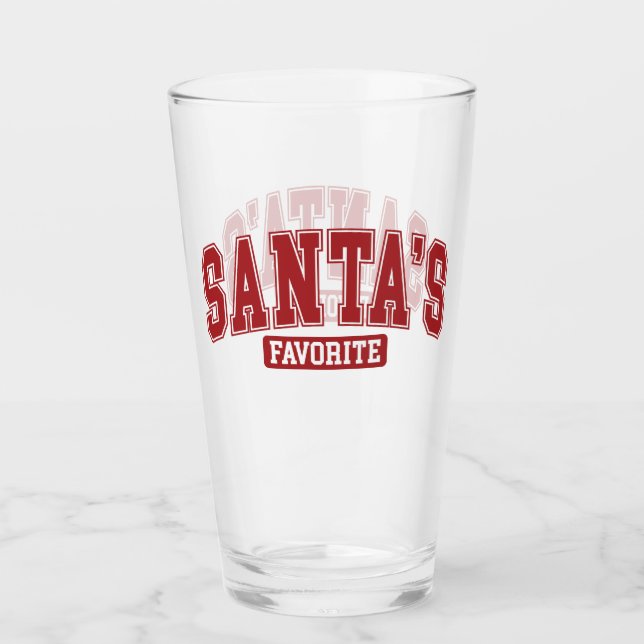 Santas Favourite Glass (Front)