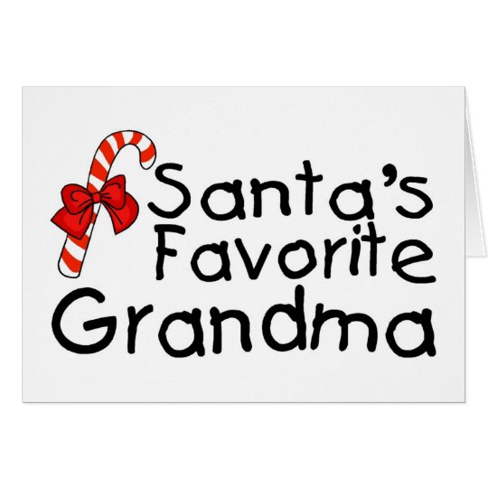 Santas Favourite Grandma 2 Card