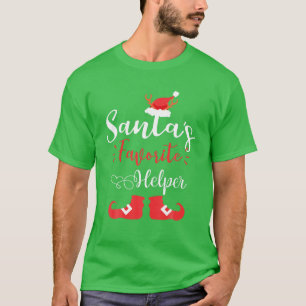 Santa's Favourite Helper Matching Family Christmas T-Shirt
