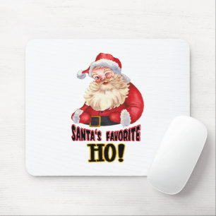 Santa's Favourite Ho Mouse Mat