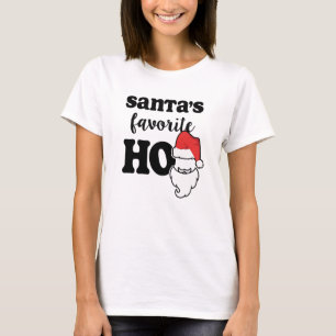 Santa's Favourite Ho shirt Christmas Party T-shirt