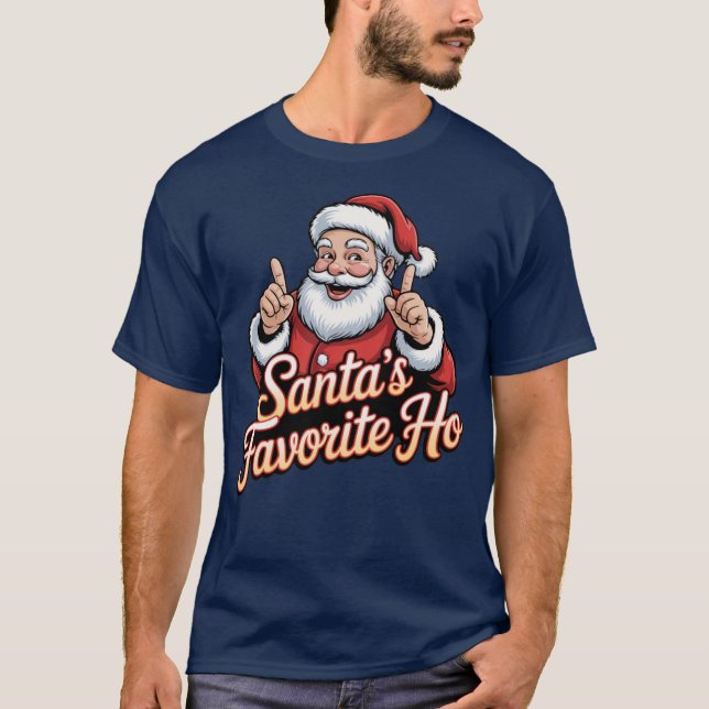 Santa's Favourite Ho T-Shirt (Front)