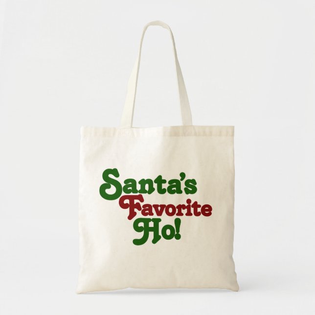 Santas favourite ho tote bag (Front)