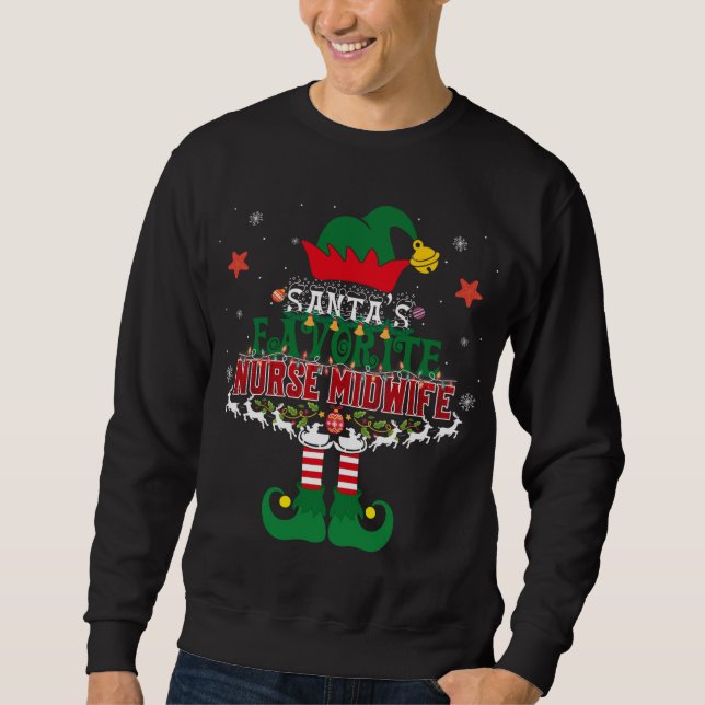 Santa's Favourite Ho Ugly Christmas Sweater (Front)