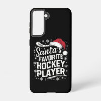 Santa's Favourite Hockey Player Pajama Christmas 