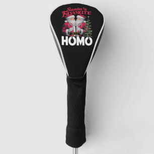 Santas Favourite Homo Gay Christmas LGBTQ Pride Golf Head Cover