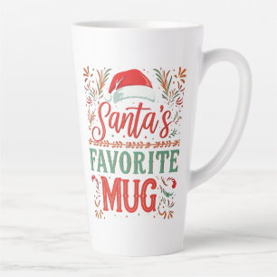 Santa's Favourite Mug - Large Latte, 17 oz