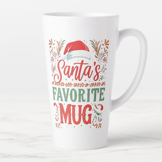 Santa's Favourite Mug - Large Latte, 17 oz   (Right)