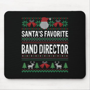 Santa's Favourite Nd Director Ugly Christmas Funny Mouse Mat