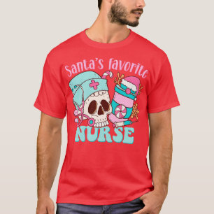 Santas Favourite Nurse 9 T-Shirt