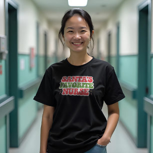 Santa's Favourite Nurse  T-Shirt