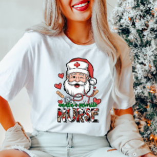 Santa's Favourite Nurse T-Shirt