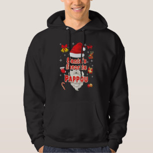 Santa's Favourite Pappou Christmas Santa Claus Ugl Hoodie