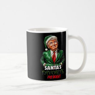 Santa's Favourite President Funny Trump Christmas  Coffee Mug