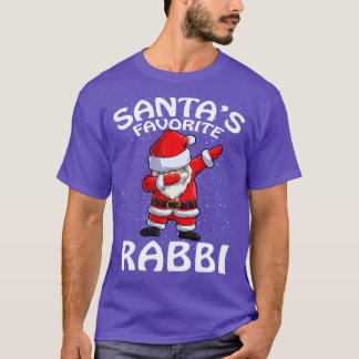 Santas Favourite Rabbi Christmas T-Shirt