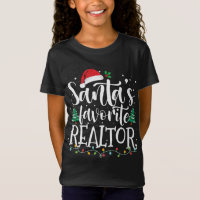 Santa's Favourite Realtor Christmas Santa Hat Ligh