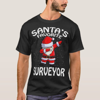 Santas Favourite Surveyor Christmas T-Shirt