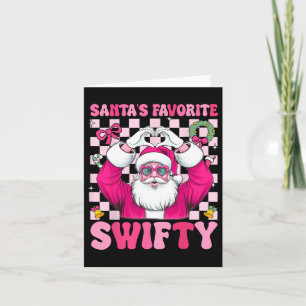 Santa's Favourite Swifty Merry Christmas Groovy Xm Card
