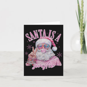 Santas Favourite Swifty Merry Christmas Groovy Xma Card