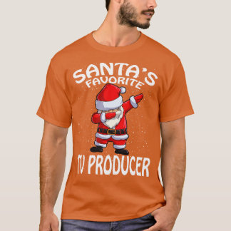 Santas Favourite Tv Producer Christmas T-Shirt