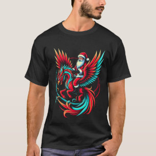 Santa's Firebird Christmas A Magical Journey T-Shirt