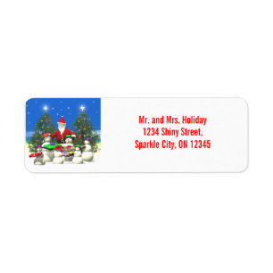 Santas First Stop on Christmas